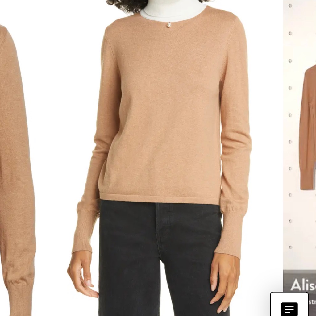 Staud Urchin Contrast Turtleneck Sweater